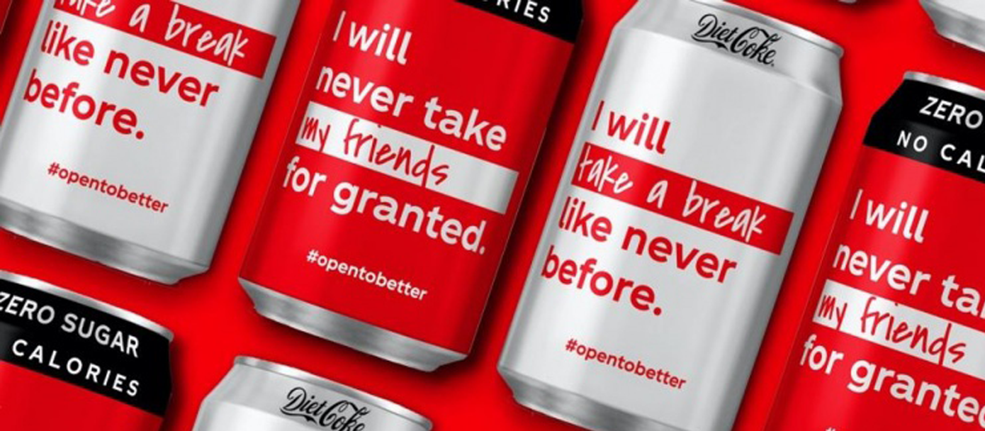 Coca-Cola convierte el diseño de sus latas en una acción de marketing personalizado