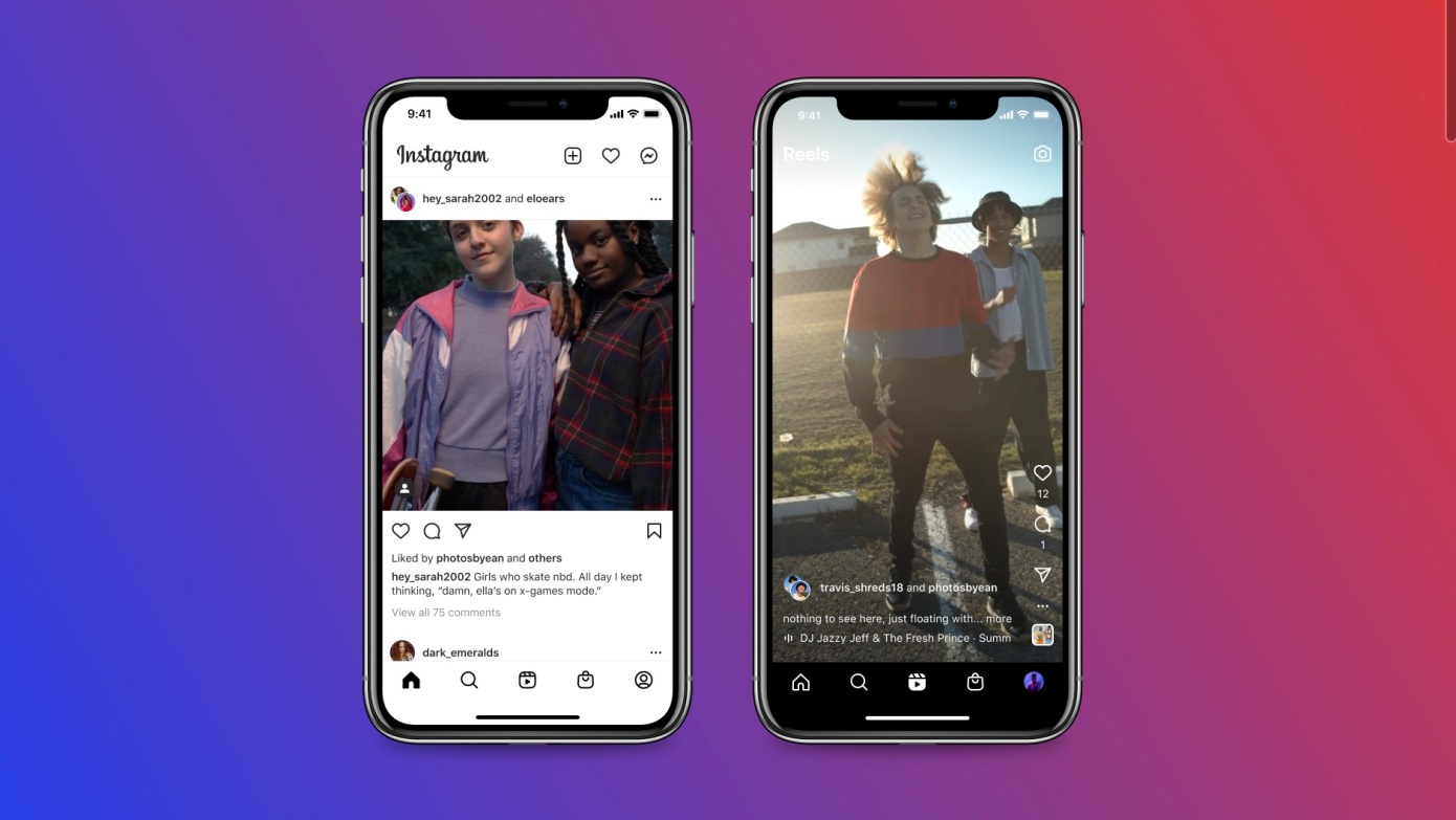 Instagram agrega «Collabs», nuevas funciones de música para Reels y publicación de escritorio